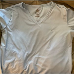 V-neck Dry Fit Adidas Workout Shirt
